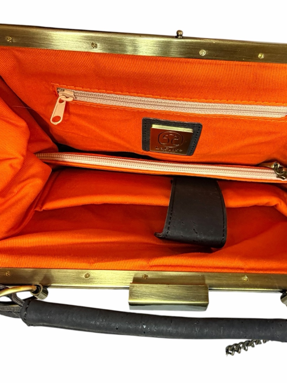 NWOT LaFlore Paris Bobobark Black Cork Covertible Bag and Matching Set, Cover - Picture 9 of 15